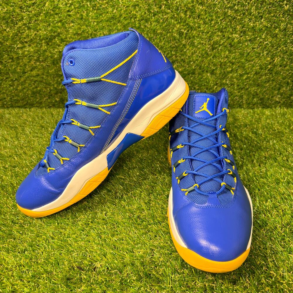 Size 12  Jordan Prime Flight 'Golden State Warriors' 616846-489